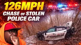 126MPH Chase of Stolen Police Car 𝐑𝐄𝐀𝐂𝐓𝐈𝐎𝐍