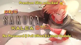 Kalea x Sakura Anime Skin 🌸 | MLBB x Naruto Mod 🔥 | Replace Basic Skin 🎮