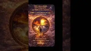 TIME IS A MIRROR, NOT A MASTER. Time is not an enemy. Time is not a God. Time is not a prison.
