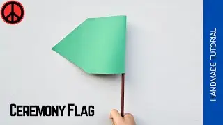 Flag making with colour paper, paper flag template, diy paper flags, how to make a paper flag