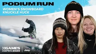Women’s Snowboard Knuckle Huck: Top 3 Medal Runs | X Games Aspen 2026
