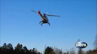 DARPA - Helicopter Mission Adaptive Rotor (MAR) Robotic Landing Gear Testing [1080p]