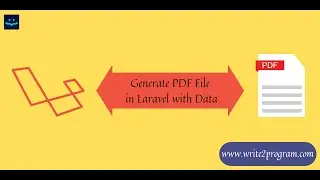 Generate PDF File in Laravel With Data 