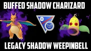 *BUFFED* wing attack shadow Charizard & Legacy shadow Weepinbell make a DEADLY DUO in the remix cup