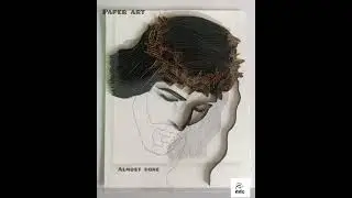 The Crucified King (Paper art/Paper quilling)
