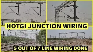 WIRING UPDATE OF HOTGI JUNCTION RAILWAY STATION | WADI - DAUND ELECTRIFICATION | PUSHKAR KHAMITKAR