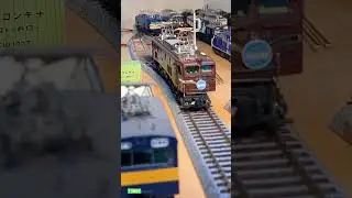 指摘受け ケーブルカーを 真似てみた KATO EF58 改造Y字ポイント デュアルキャブコントロール HOゲージ
