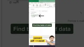 how to convert pdf to excel| pdf date to excel | excel full course|#excel #education #viral #maths