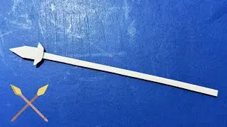 How to Make a Paper Spear | Easy Origami Spear Tutorial
