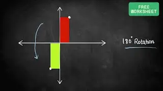 Rotate An Object 180 Degrees Around the Origin Anticlockwise | Geometry Rotations