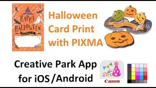 Canon Creative Park Halloween Card Print on PIXMA