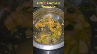 crab curry easy preparation #cooking