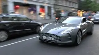 Aston Martin One-77 Sound in London!!
