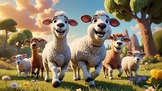 Six Fluffy Lambs Learn Left and Right | Fun Song for Kids | Nursery Rhymes and Preschool Learning
