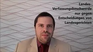 Die Landesverfassungsbeschwerde &ndash; Ihr Anwalt f&uuml;r eine Verfassungsbeschwerde