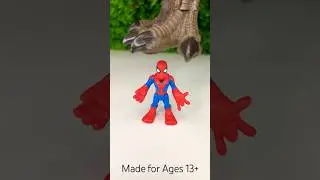 T Rex Stomps on Spider-Man #dinosaur