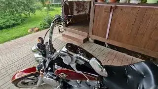 Kawasaki VN-15 starts&exhaust