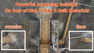 Roller Screen for Limestone | Efficient Screening of Wet, Sticky & Bulk Materials /wobbler feeder