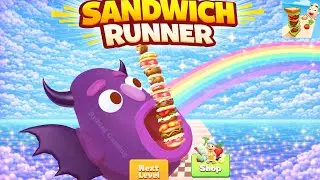 Sandwich Runner - SpeedRun All Levels Gameplay Walkthrough Android,ios New Update Ep 56