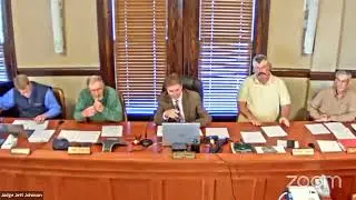Commissioners Discuss Disaster Declaration and Child Abuse Prevention Planning