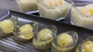 大年初一接元宝  |  旺来元宝 |  班兰布丁|  Pandan Pudding  |  Pineapple Jelly