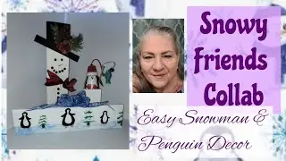 3 MUST SEE SNOWY FRIENDS | SNOWMAN AND PENGUIN DIY'S | CHRISTMAS DIY DECOR