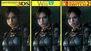 Resident Evil Revelations 3DS vs Wii U vs Switch 2 (B/C) Graphics Comparison