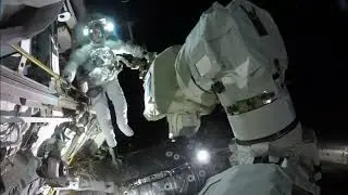 Italian Astronaut's ISS Spacewalk: Incredible Views & Maintenance #shorts