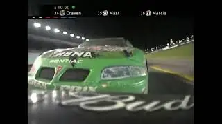 Benny Parsons and Allen Bestwick call finals laps of 2001 Pepsi 400 at Daytona