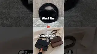 Black Fur🖤 VS Simple Black⚫ #color challenge #challenge videos #shorts #ytshorts