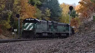 Railfanning the LS&I with ex BN U30Cs