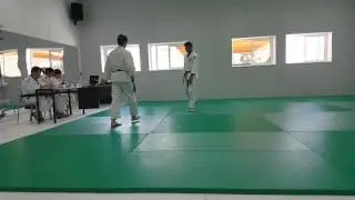 Aaron Gómez Examen de cinturón  1°Dan Jiu Jitsu.