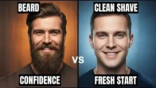 Beard or Clean Shave | Beard vs Clean Shave | Glow up Vlog