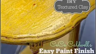 How to paint and distress furniture, CeCe Caldwell Paint (textured clay finish)