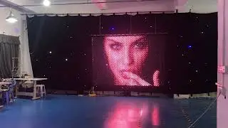 p35 2x3m soft cloth LED vision curtain