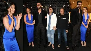Alia Bhatt, Ranbir Kapoor, Neetu Kapoor & Mahesh Bhatt arrived at Success Bash of Film Animal 😍💖📸