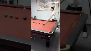 Fastest Snake Shot Ever! 🎱💥#Billiards #CueTrick #PoolShot #SnookerSkills #SportsChallenge