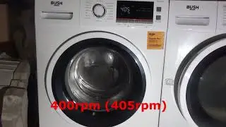 Bush 12KG WMNBX1214W : Spin only cycle 1400rpm with rpm counter