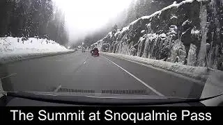 snowy drive
