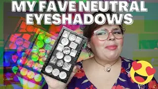 MY TOP NEUTRAL SINGLE EYESHADOWS: MULTICHROMES, DUOCHROMES, SPARKLE, & SHINE!!! // 13 INDIE SINGLES
