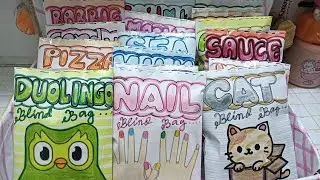 Random Mini Blind Bag Opening ASMR!#paperdiy #blindbag #opening #asmr 