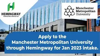 Apply To The Manchester Metropolitan University Through Hemingway |  #ukuniversities #unitedkingdom