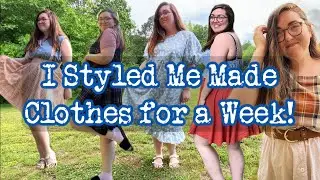 I Wore Me Made Clothes for a Week! | Kayla Marie