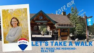 Let's take a walk through River Run Village in Keystone, Colorado  (4K)