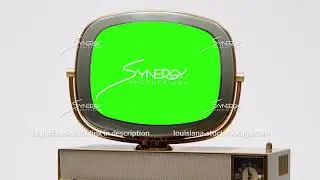 1701 eames era design Philco Predicta Siesta cu angled green screen replacement