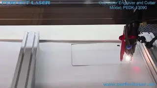 Wood glass leather paper PVC plastic acrylic co2 laser engraver cutter machine Cutting on HPL