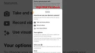 High Risk For Facebook Fix