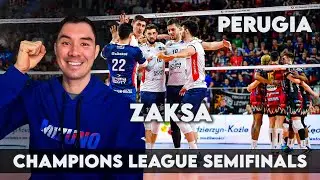 Reacting to ZAKSA vs. Sir Safety Susa Perugia Volleyball 2023 CEV Champions League Semifinals