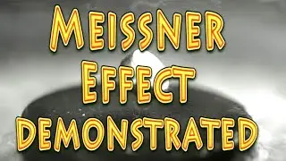 Meissner Effect demonstrated (basic)