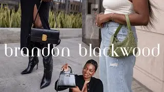 Showcasing my Brandon Blackwood Handbags | The Daily Seyi